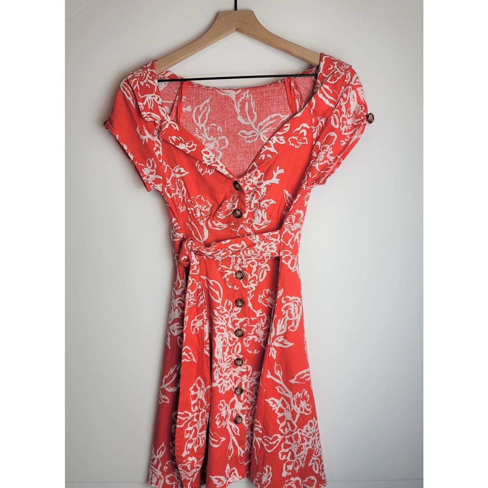 FREE PEOPLE "A THING CALLED LOVE" FIT FLARE DRESS - Picture 10 of 10